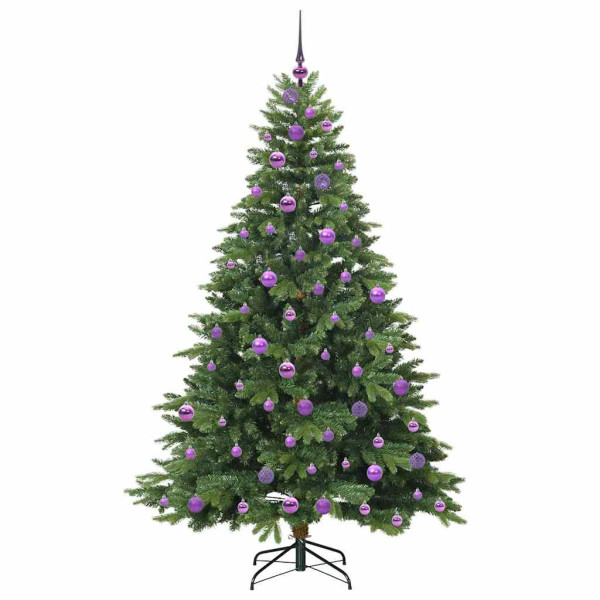 Árbol de Navidad artificial con 300 LED Verde 180 cm PE y PVC M 4