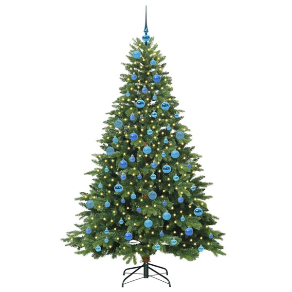 Árbol de Navidad artificial con 300 LED Verde 180 cm PE y PVC M 3