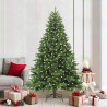 Árbol de Navidad artificial con 300 LED Verde 210 cm PE y PVC 1