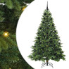 Árbol de Navidad artificial con 300 LED Verde 210 cm PE y PVC 2