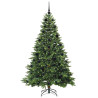Árbol de Navidad artificial con 300 LED Verde 210 cm PE y PVC 3