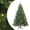 Árbol de Navidad artificial con 300 LED Verde 210 cm PE y PVC 2