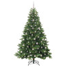 Árbol de Navidad artificial con 300 LED Verde 210 cm PE y PVC 4