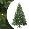 Árbol de Navidad artificial con 300 LED Verde 210 cm PE y PVC 2