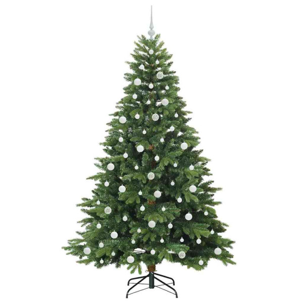 Árbol de Navidad artificial con 300 LED Verde 210 cm PE y PVC M 4
