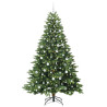 Árbol de Navidad artificial con 300 LED Verde 210 cm PE y PVC 3