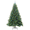 Árbol de Navidad artificial con 300 LED Verde 210 cm PE y PVC 4