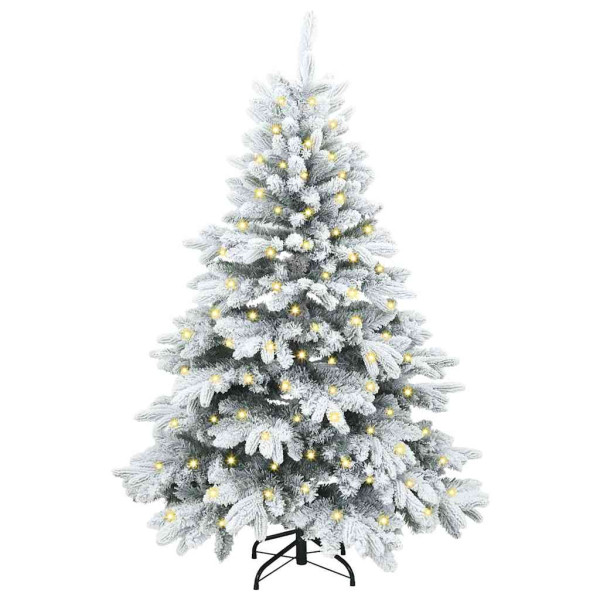 Árbol de Navidad artificial con 150 LED Verde 120 cm PE y PVC M 3