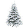 Árbol de Navidad artificial con 150 LED Verde 120 cm PE y PVC 4