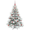 Árbol de Navidad artificial con 150 LED Verde 120 cm PE y PVC 3