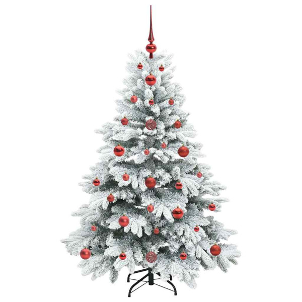 Árbol de Navidad artificial con 150 LED Verde 120 cm PE y PVC M 4