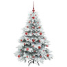 Árbol de Navidad artificial con 150 LED Verde 120 cm PE y PVC 4
