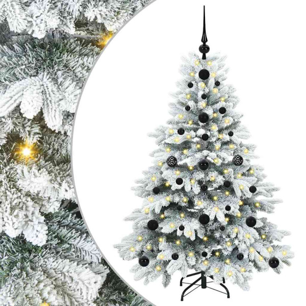 Árbol de Navidad artificial con 150 LED Verde 120 cm PE y PVC M 2