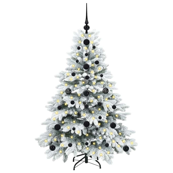 Árbol de Navidad artificial con 150 LED Verde 120 cm PE y PVC M 3
