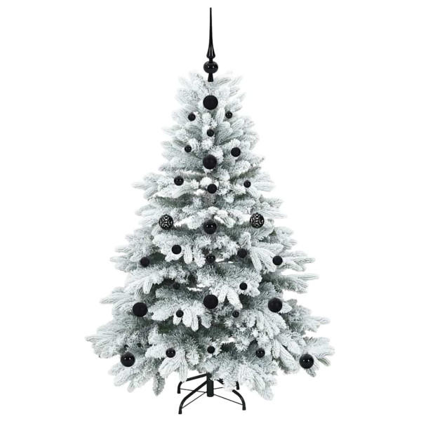Árbol de Navidad artificial con 150 LED Verde 120 cm PE y PVC M 4