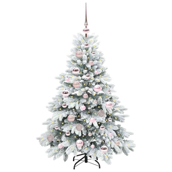 Árbol de Navidad artificial con 150 LED Verde 120 cm PE y PVC M 3