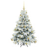 Árbol de Navidad artificial con 150 LED Verde 120 cm PE y PVC 3