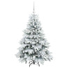 Árbol de Navidad artificial con 150 LED Verde 120 cm PE y PVC 4