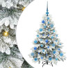 Árbol de Navidad artificial con 150 LED Verde 120 cm PE y PVC 2