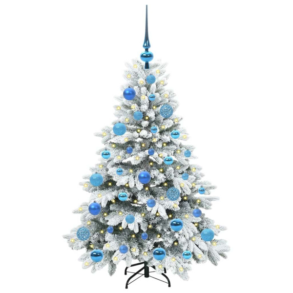 Árbol de Navidad artificial con 150 LED Verde 120 cm PE y PVC M 3
