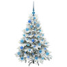 Árbol de Navidad artificial con 150 LED Verde 120 cm PE y PVC 3