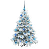 Árbol de Navidad artificial con 150 LED Verde 120 cm PE y PVC 4