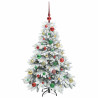 Árbol de Navidad artificial con 150 LED Verde 120 cm PE y PVC 3