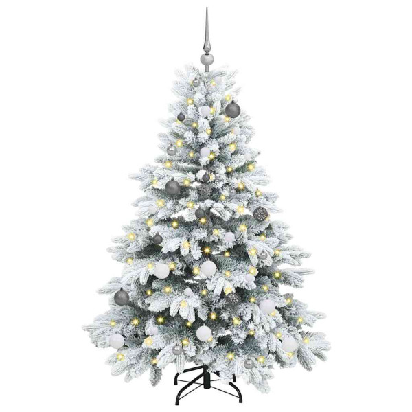 Árbol de Navidad artificial con 150 LED Verde 150 cm PE y PVC M 3