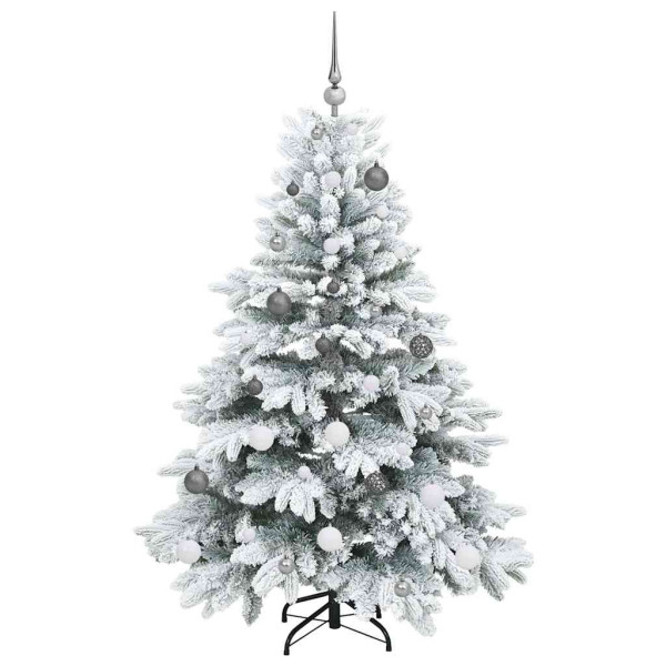 Árbol de Navidad artificial con 150 LED Verde 150 cm PE y PVC M 4