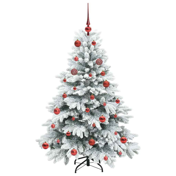 Árbol de Navidad artificial con 150 LED Verde 150 cm PE y PVC M 4