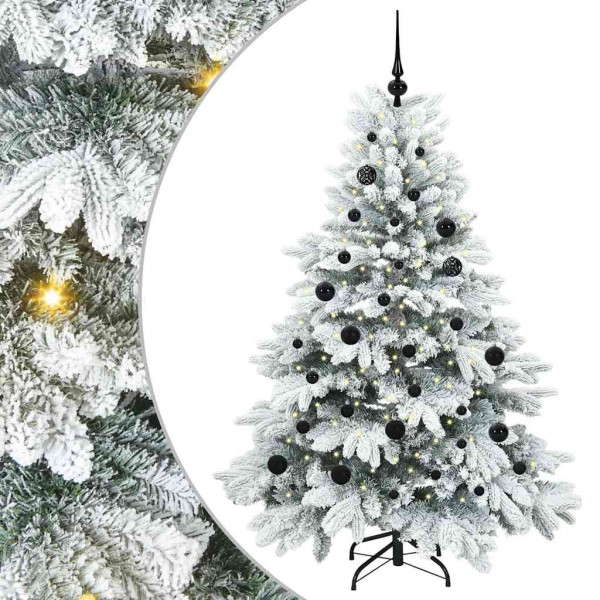 Árbol de Navidad artificial con 150 LED Verde 150 cm PE y PVC M 2