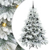 Árbol de Navidad artificial con 150 LED Verde 150 cm PE y PVC 2