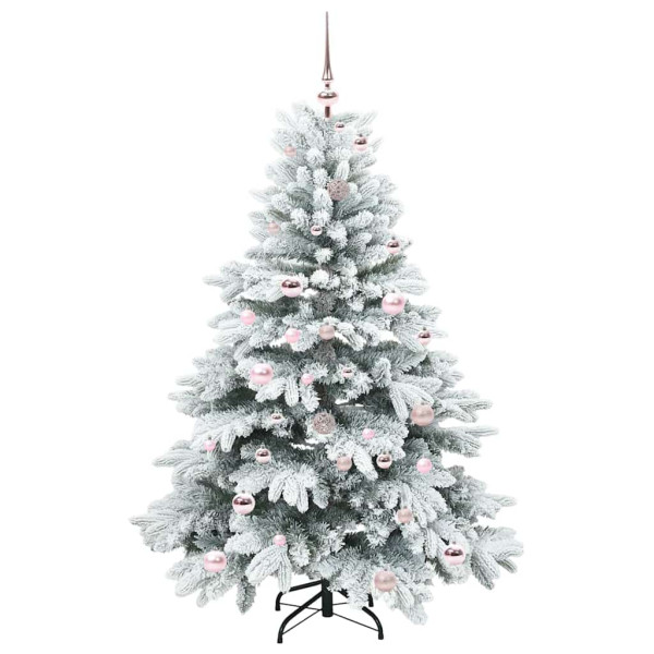 Árbol de Navidad artificial con 150 LED Verde 150 cm PE y PVC M 3