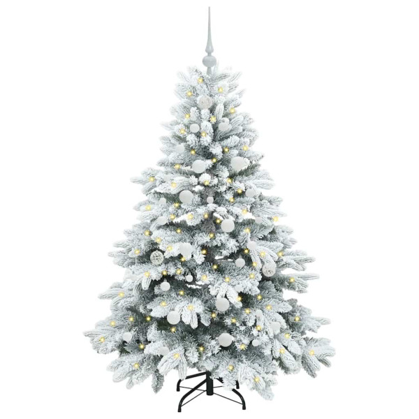 Árbol de Navidad artificial con 150 LED Verde 150 cm PE y PVC M 3