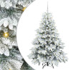 Árbol de Navidad artificial con 150 LED Verde 150 cm PE y PVC 2