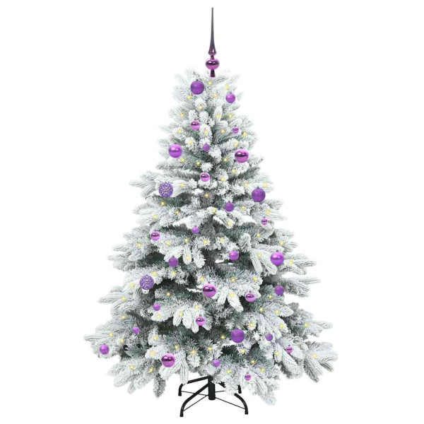 Árbol de Navidad artificial con 150 LED Verde 150 cm PE y PVC M 3