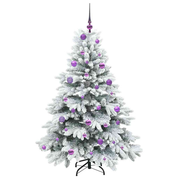 Árbol de Navidad artificial con 150 LED Verde 150 cm PE y PVC M 4