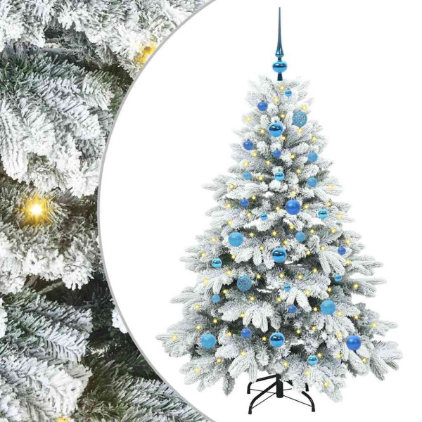 Árbol de Navidad artificial con 150 LED Verde 150 cm PE y PVC M 2