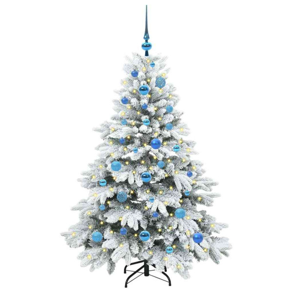 Árbol de Navidad artificial con 150 LED Verde 150 cm PE y PVC M 3
