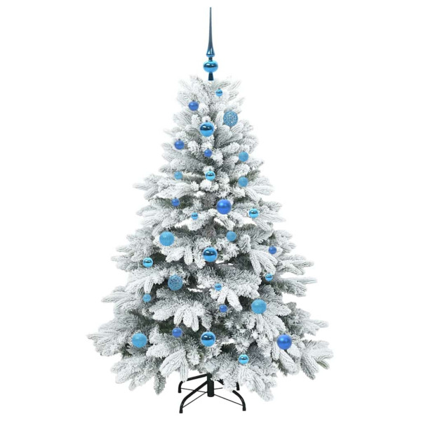 Árbol de Navidad artificial con 150 LED Verde 150 cm PE y PVC M 4