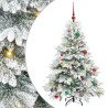 Árbol de Navidad artificial con 150 LED Verde 150 cm PE y PVC 2