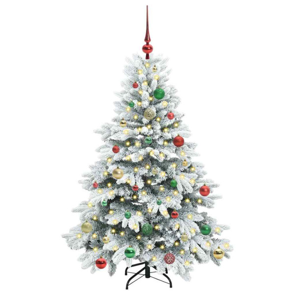 Árbol de Navidad artificial con 150 LED Verde 150 cm PE y PVC M 3