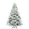 Árbol de Navidad artificial con 300 LED Verde 180 cm PE y PVC 3
