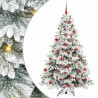 Árbol de Navidad artificial con 300 LED Verde 180 cm PE y PVC 2