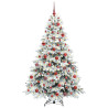 Árbol de Navidad artificial con 300 LED Verde 180 cm PE y PVC 3