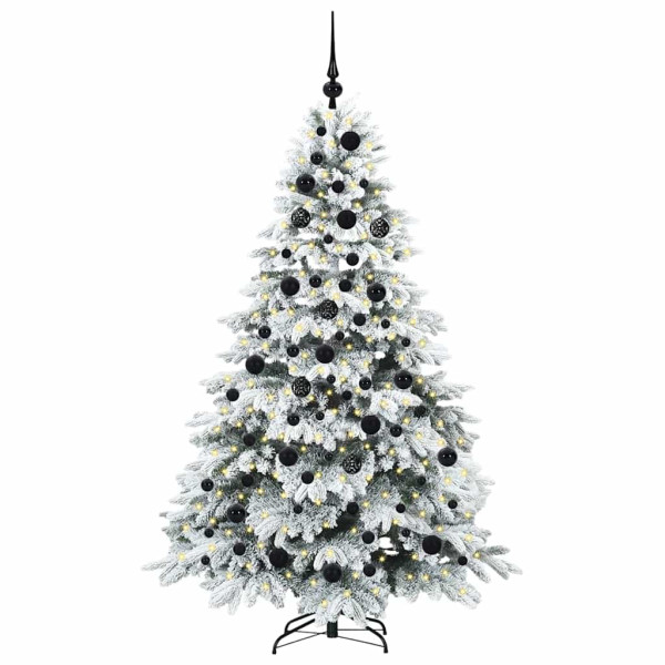 Árbol de Navidad artificial con 300 LED Verde 180 cm PE y PVC M 3