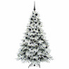 Árbol de Navidad artificial con 300 LED Verde 180 cm PE y PVC 3