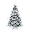 Árbol de Navidad artificial con 300 LED Verde 180 cm PE y PVC 4