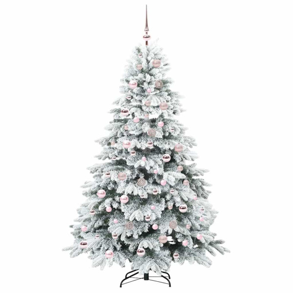 Árbol de Navidad artificial con 300 LED Verde 180 cm PE y PVC M 4