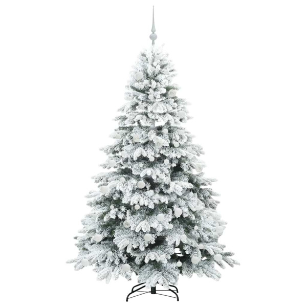 Árbol de Navidad artificial con 300 LED Verde 180 cm PE y PVC M 4